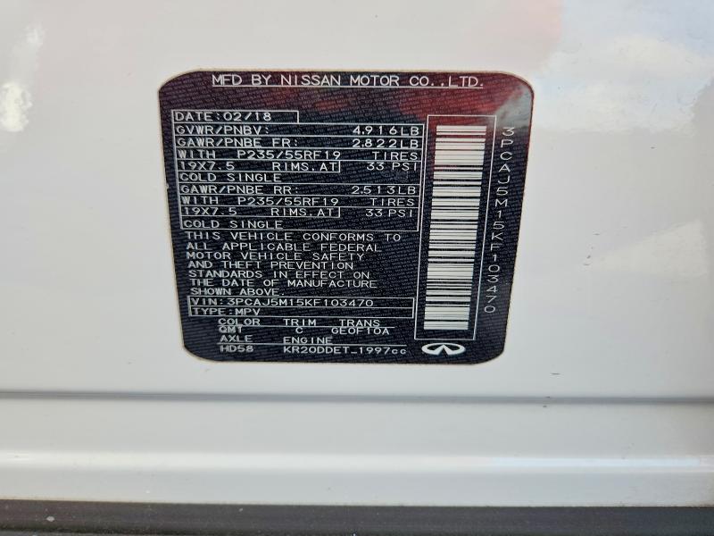 Продажа на аукционе авто 2019 Infiniti Qx50, vin: 3PCAJ5M15KF103470, номер лота: 41601996
