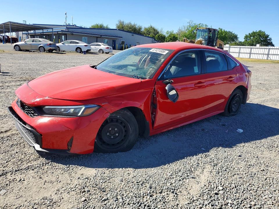 2025 Honda Civic მანქანა იყიდება აუქციონზე, vin: 2HGFE2F22SH572414, აუქციონის ნომერი: 47431806