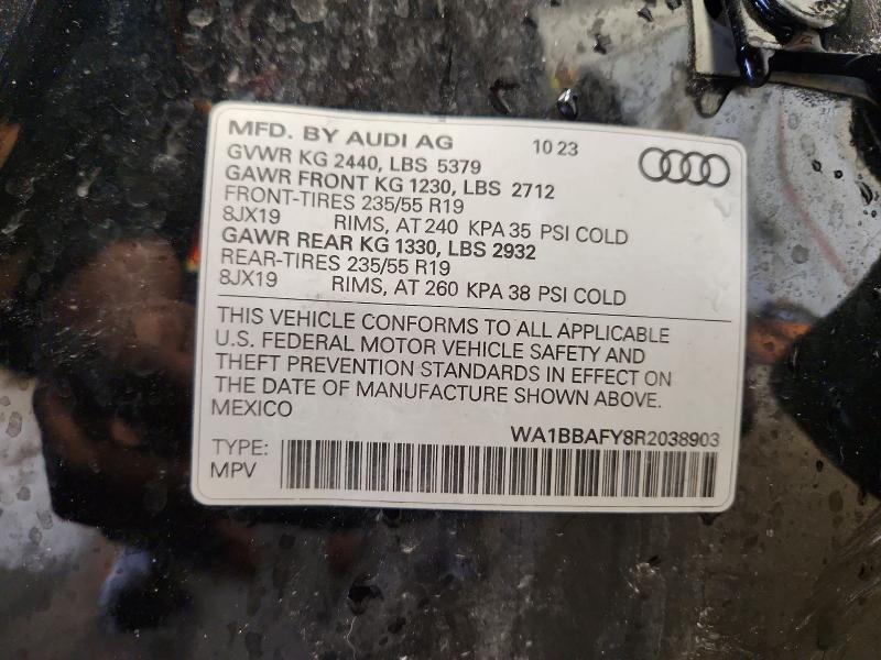 Продаж на аукціоні авто 2024 Audi Q5, vin: WA1BBAFY8R2038903, номер лоту: 79943495