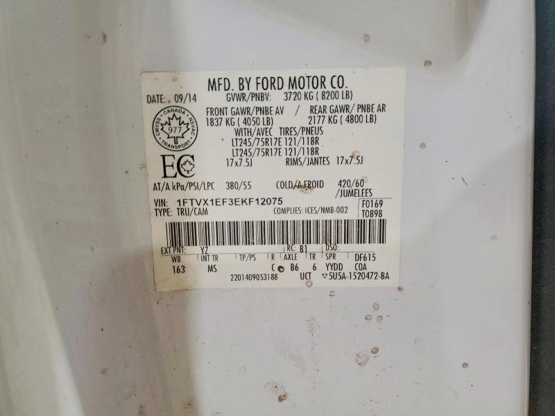 Aukcja sprzedaży 2014 Ford F150, vin: 1FTVX1EF3EKF12075, numer aukcji: 46624996