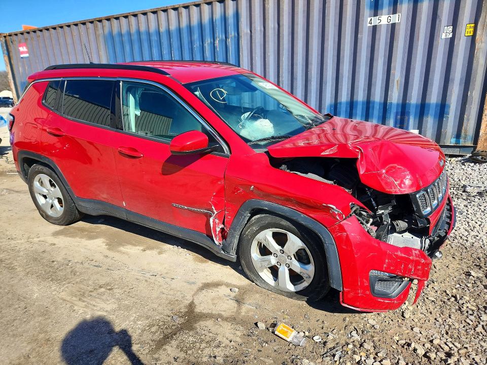 2020 Jeep Compass მანქანა იყიდება აუქციონზე, vin: 3C4NJDBB7LT145486, აუქციონის ნომერი: 45609296