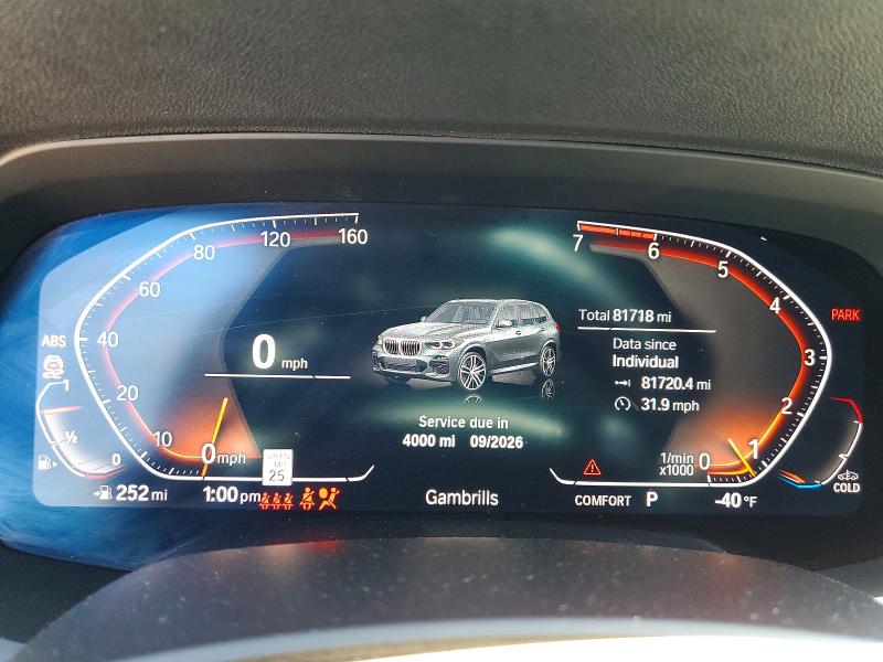 Продажа на аукционе авто 2019 Bmw X5, vin: 5UXJU2C51KLN66955, номер лота: 46728936