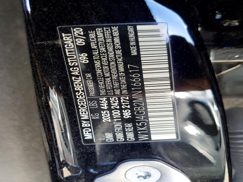 2021 Mercedes-benz Cla მანქანა იყიდება აუქციონზე, vin: W1K5J4GB2MN166617, აუქციონის ნომერი: 46369526