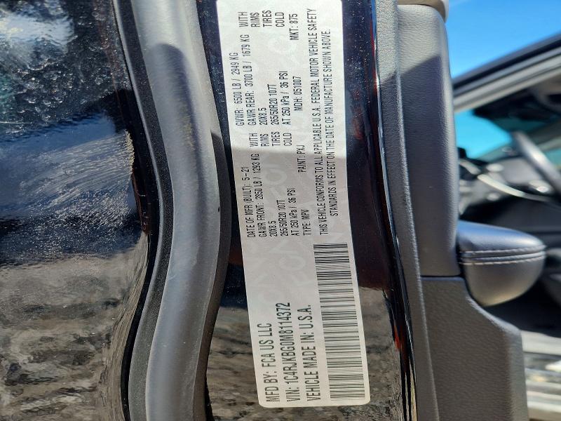 Продажа на аукционе авто 2021 Jeep Grand Cherokee, vin: 1C4RJKBG0M8114372, номер лота: 79670125