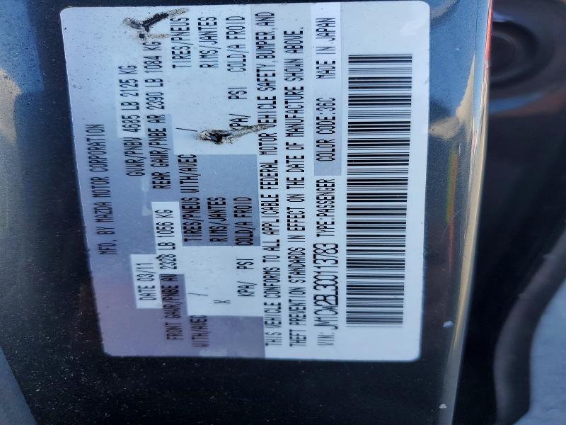 46459306 :رقم المزاد ، JM1CW2BL3C0113783 vin ، 2012 Mazda 5 مزاد بيع