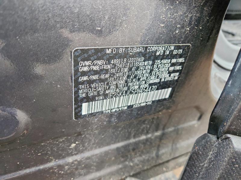 46740476 :رقم المزاد ، JF2SKAJC5PH454470 vin ، 2023 Subaru Forester مزاد بيع