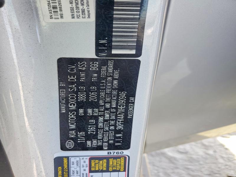 Aukcja sprzedaży 2017 Kia Forte, vin: 3KPFK4A7XHE090946, numer aukcji: 41756756