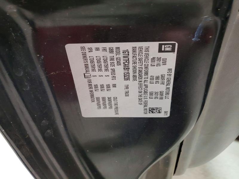 46425576 :رقم المزاد ، 1GTW7FCAXB1153236 vin ، 2011 Gmc Savana مزاد بيع