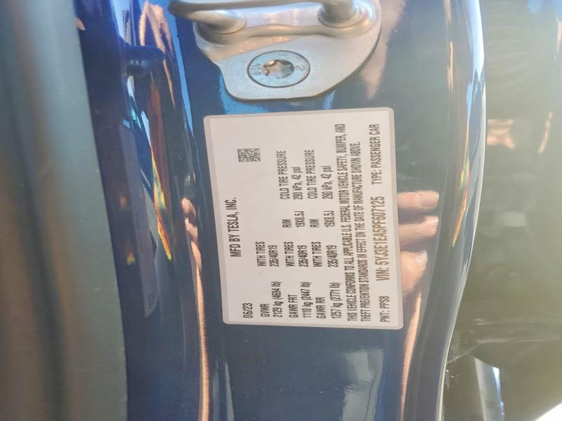 Aukcja sprzedaży 2023 Tesla Model 3, vin: 5YJ3E1EA5PF607125, numer aukcji: 46315336