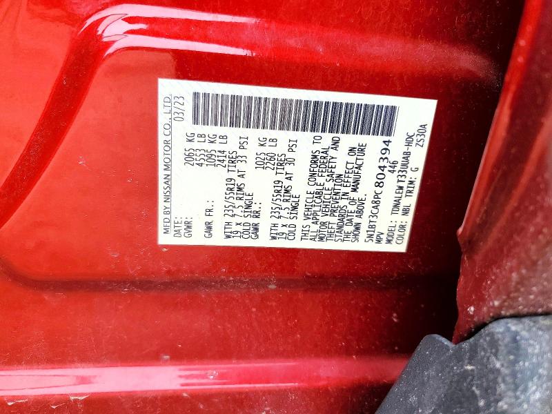 Продажа на аукционе авто 2023 Nissan Rogue, vin: 5N1BT3CA8PC804394, номер лота: 46550886