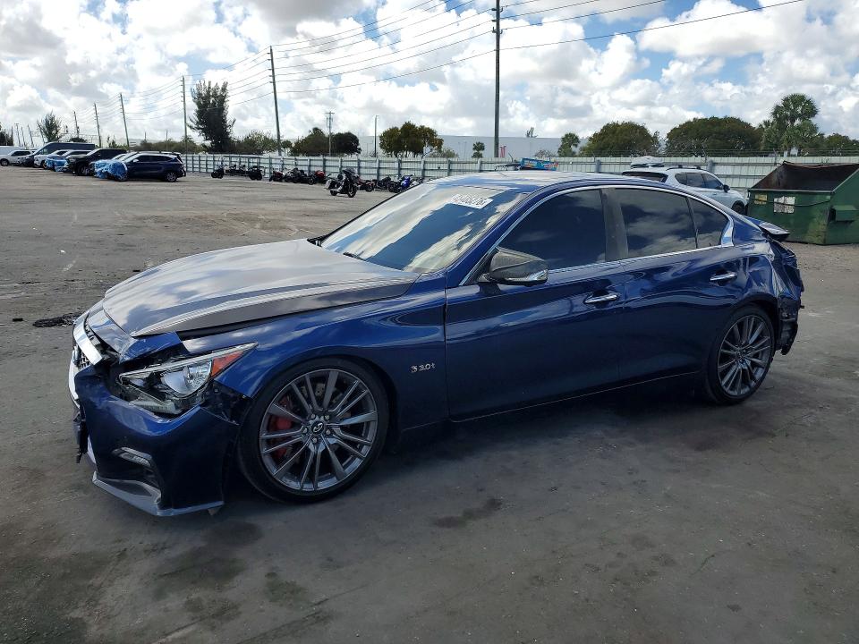 2019 Infiniti Q50 მანქანა იყიდება აუქციონზე, vin: JN1FV7AR1KM801083, აუქციონის ნომერი: 45485276