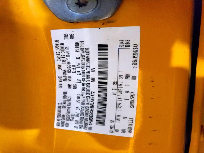 Aukcja sprzedaży 2021 Ford Bronco, vin: 1FMDE5CH5MLA62172, numer aukcji: 47779116