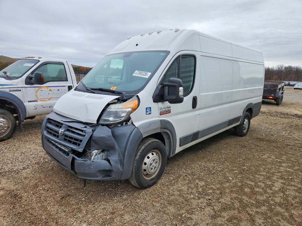 2016 Ram Promaster 3500 მანქანა იყიდება აუქციონზე, vin: 3C6URVJG2GE102571, აუქციონის ნომერი: 47995336