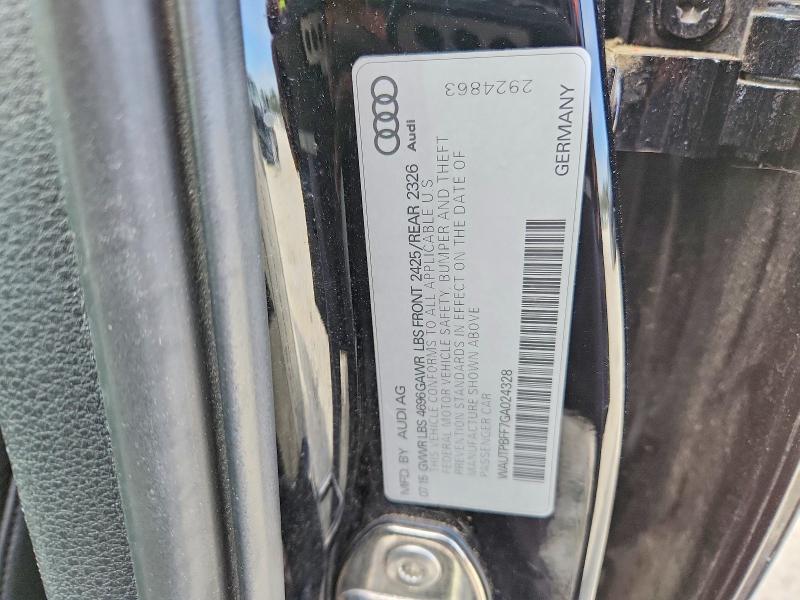 Продажа на аукционе авто 2016 Audi A3, vin: WAUTPBFF7GA024328, номер лота: 46582466