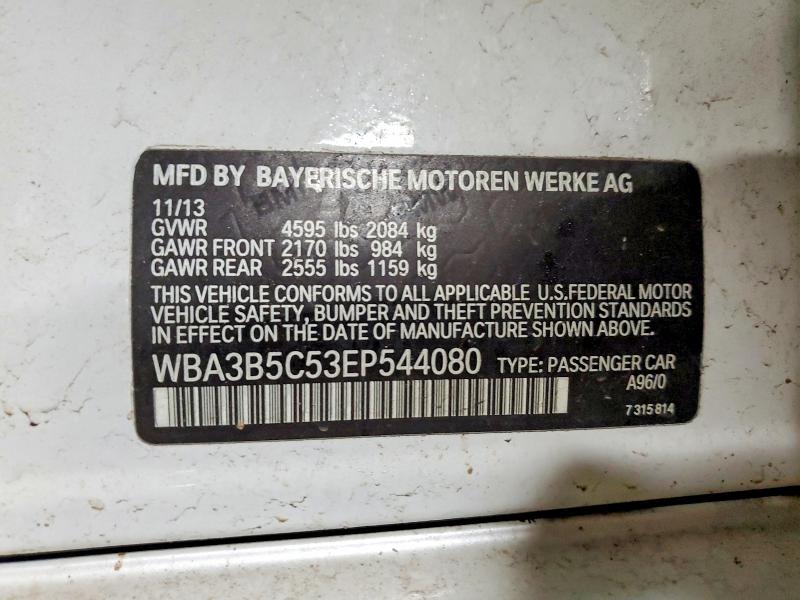 Продаж на аукціоні авто 2014 Bmw 328, vin: WBA3B5C53EP544080, номер лоту: 47265766