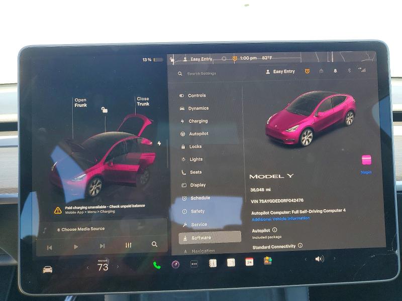 Aukcja sprzedaży 2024 Tesla Model Y, vin: 7SAYGDED0RF042476, numer aukcji: 46909096
