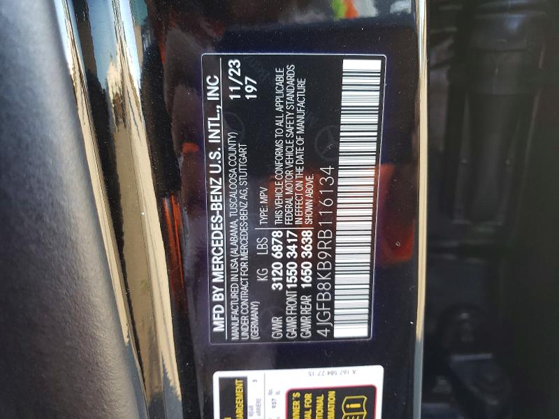 46397406 :رقم المزاد ، 4JGFB8KB9RB116134 vin ، 2024 Mercedes-benz Gle مزاد بيع