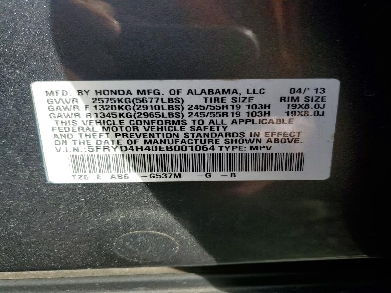 Продаж на аукціоні авто 2014 Acura Mdx, vin: 5FRYD4H40EB001064, номер лоту: 79496905