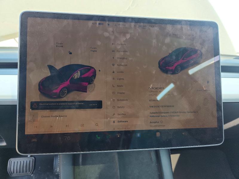 Продажа на аукционе авто 2023 Tesla Model 3, vin: 5YJ3E1EB7PF591535, номер лота: 47925866