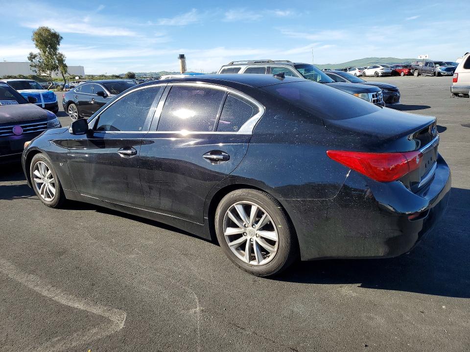 2015 Infiniti Q50 მანქანა იყიდება აუქციონზე, vin: JN1BV7APXFM355096, აუქციონის ნომერი: 79668045