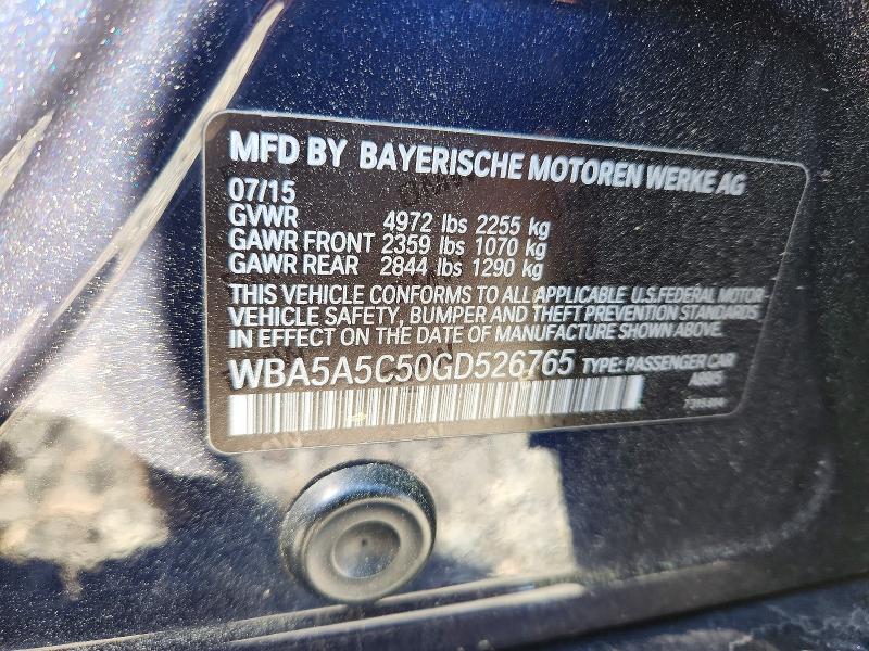 Продажа на аукционе авто 2016 Bmw 528, vin: WBA5A5C50GD526765, номер лота: 46125206