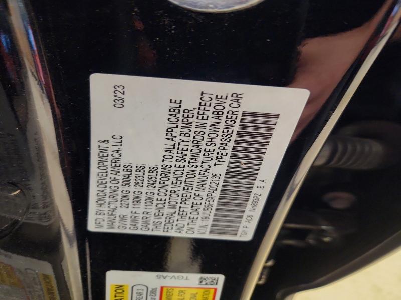 Aukcja sprzedaży 2023 Acura Tlx, vin: 19UUB6F5XPA002135, numer aukcji: 46139056