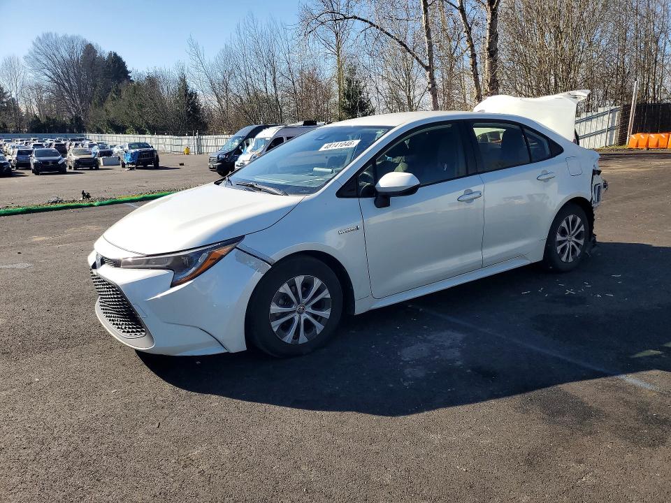 Продаж на аукціоні авто 2020 Toyota Corolla Hybrid, vin: JTDEBRBEXLJ017416, номер лоту: 48141046