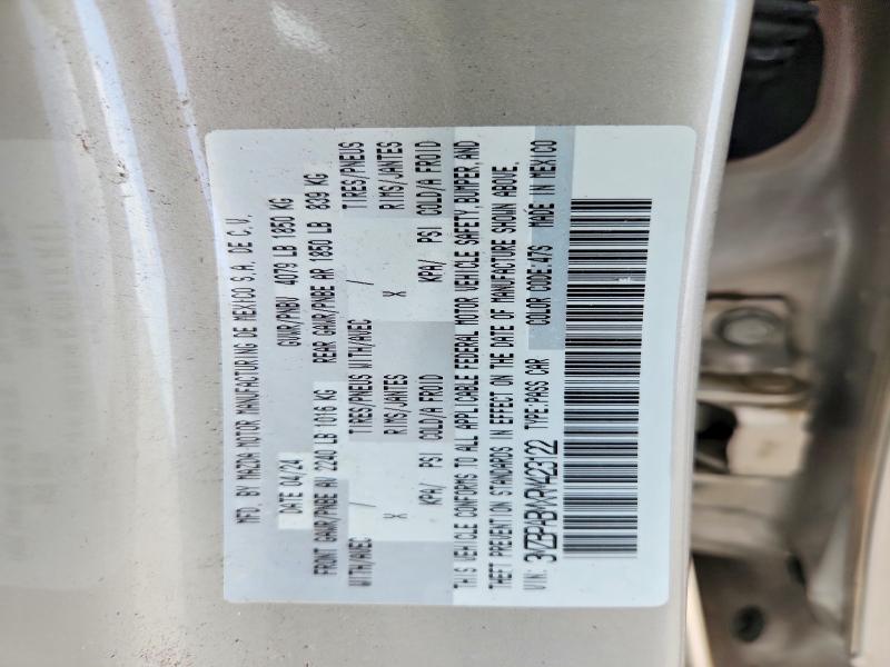 Aukcja sprzedaży 2024 Mazda 3, vin: 3MZBPABMXRM423122, numer aukcji: 48205266