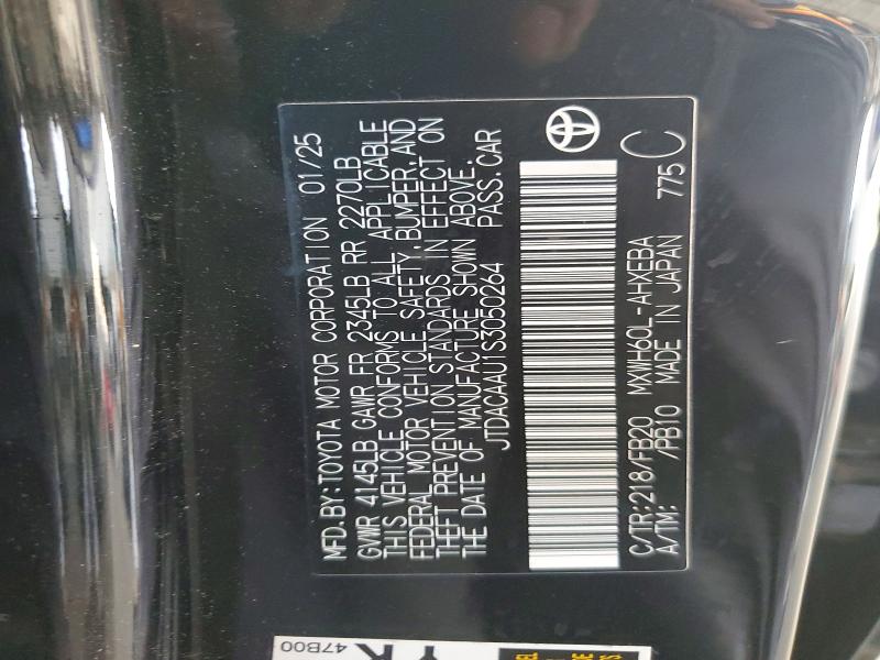 47828966 :رقم المزاد ، JTDACAAU1S3050264 vin ، 2025 Toyota Prius مزاد بيع