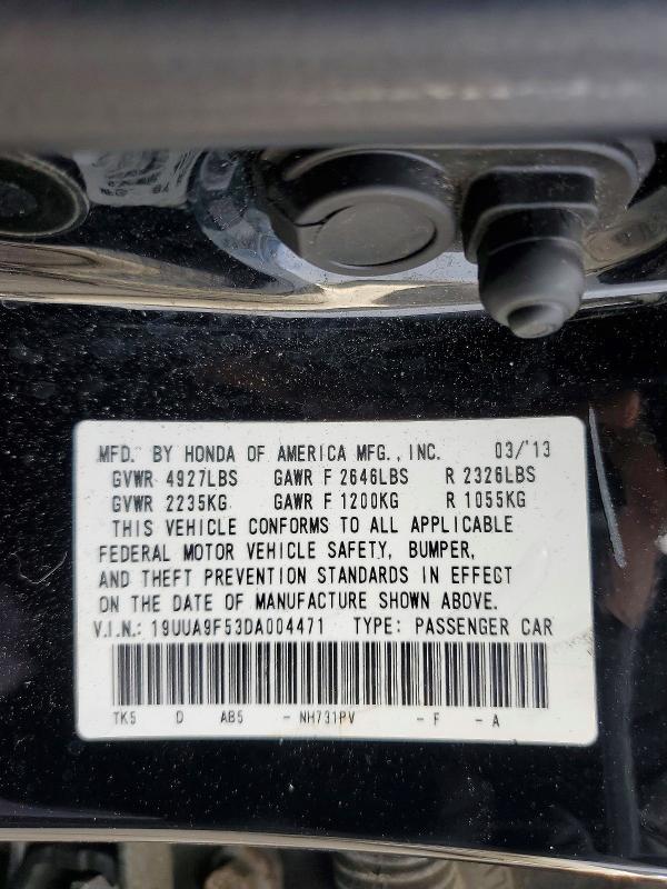 Продаж на аукціоні авто 2013 Acura Tl, vin: 19UUA9F53DA004471, номер лоту: 47739736