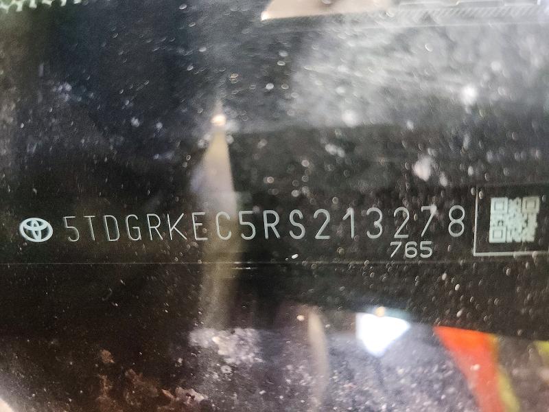 Продаж на аукціоні авто 2024 Toyota Sienna, vin: 5TDGRKEC5RS213278, номер лоту: 47082386