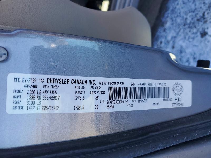 Продажа на аукционе авто 2014 Dodge Grand Caravan, vin: 2C4RDGDG2ER401221, номер лота: 78923855