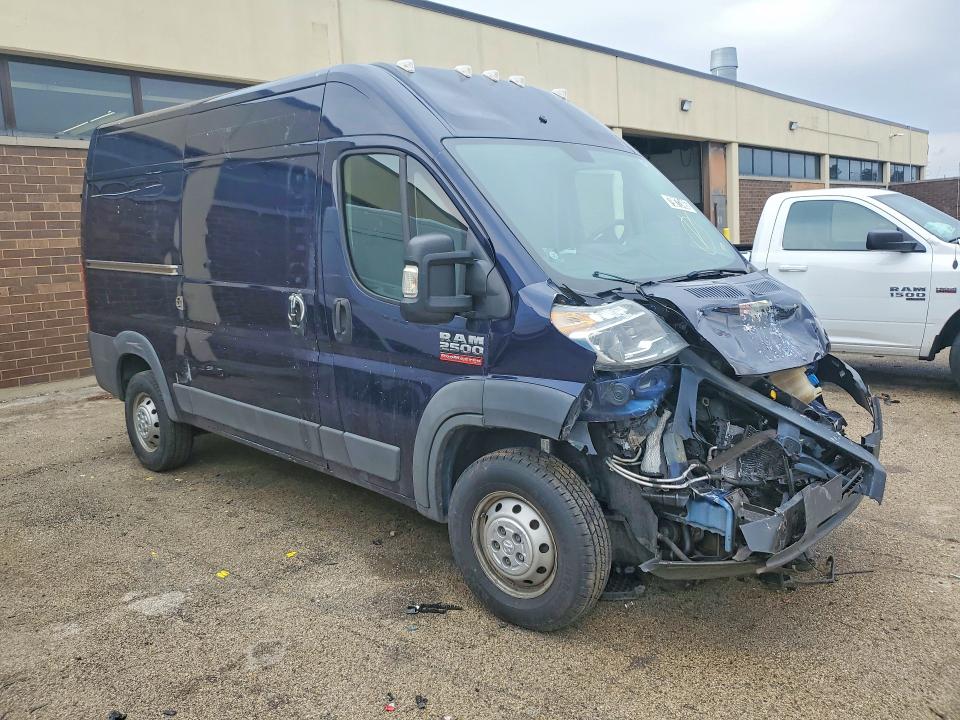 2017 Ram Promaster 2500 მანქანა იყიდება აუქციონზე, vin: 3C6TRVCG4HE521466, აუქციონის ნომერი: 79072465