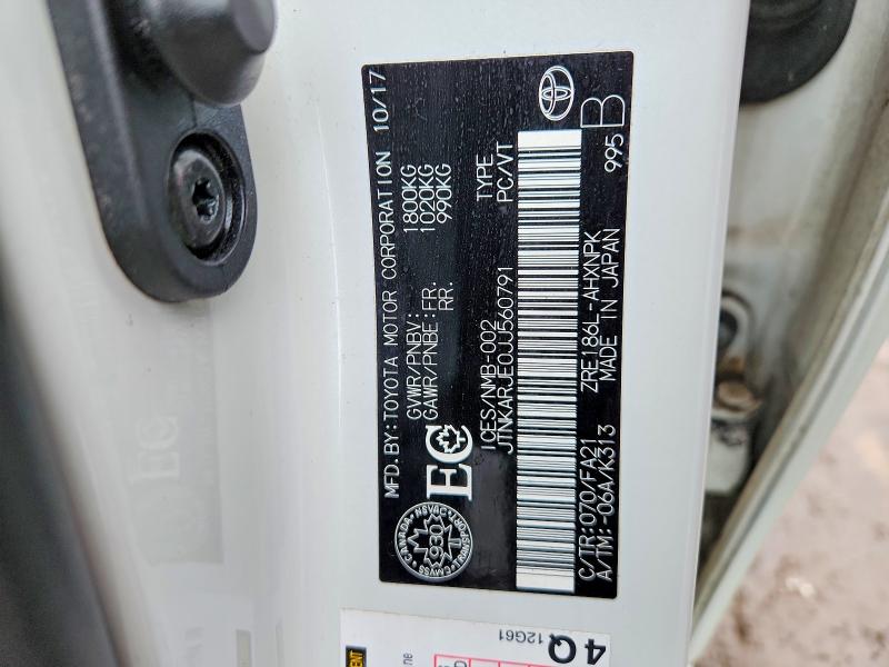 Aukcja sprzedaży 2018 Toyota Corolla Im, vin: JTNKARJE0JJ560791, numer aukcji: 79051565