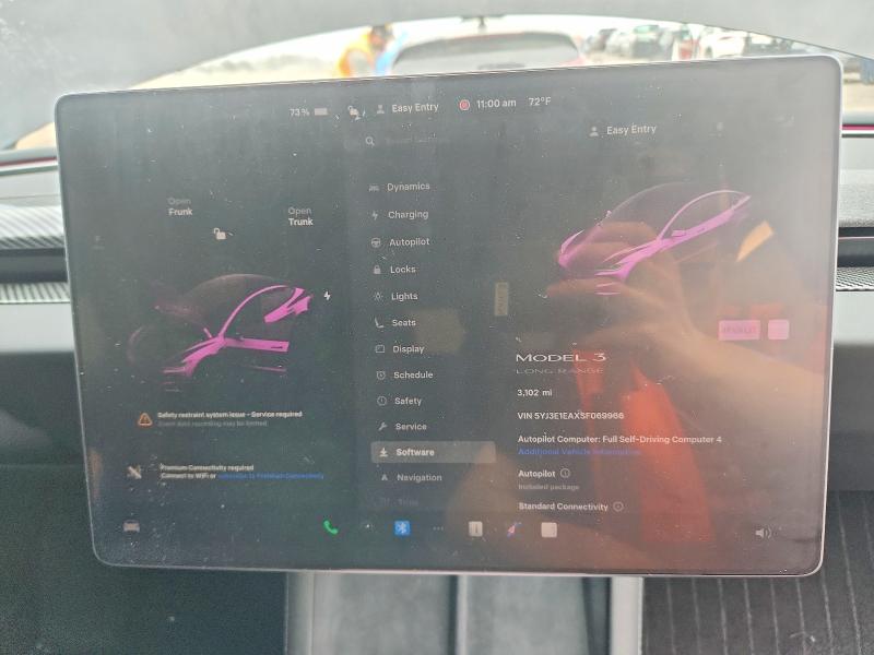 45611826 :رقم المزاد ، 5YJ3E1EAXSF069966 vin ، 2025 Tesla Model 3 مزاد بيع