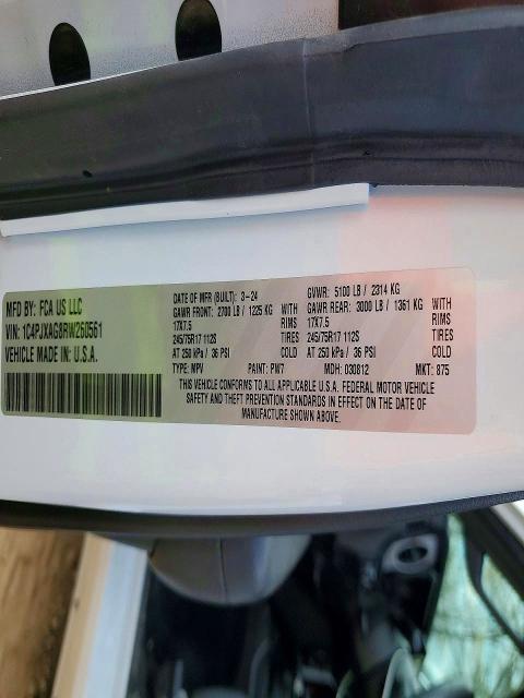 Продаж на аукціоні авто 2024 Jeep Wrangler, vin: 1C4PJXAG8RW260561, номер лоту: 47840176
