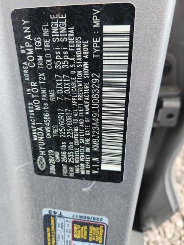 Aukcja sprzedaży 2020 Hyundai Tucson, vin: KM8J23A49LU083292, numer aukcji: 47437236