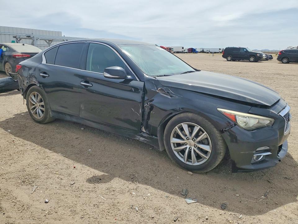 48079006 :رقم المزاد ، JN1BV7AR8FM398692 vin ، 2015 Infiniti Q50 مزاد بيع