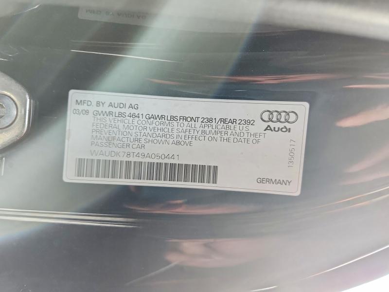 Продажа на аукционе авто 2009 Audi A5, vin: WAUDK78T49A050441, номер лота: 45851566