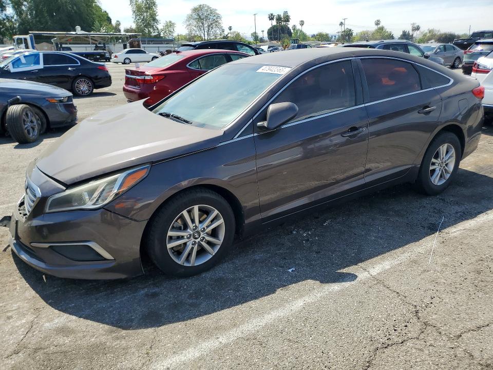 47942366 :رقم المزاد ، 5NPE24AF9HH595651 vin ، 2017 Hyundai Sonata مزاد بيع