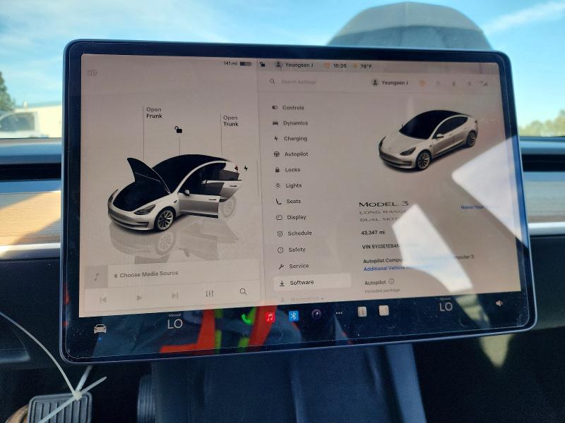2022 Tesla Model 3 მანქანა იყიდება აუქციონზე, vin: 5YJ3E1EB4NF209541, აუქციონის ნომერი: 79094055