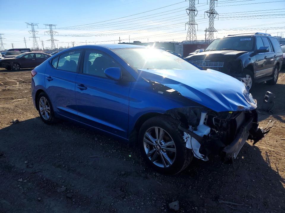 47105836 :رقم المزاد ، KMHD84LF5HU425747 vin ، 2017 Hyundai Elantra مزاد بيع