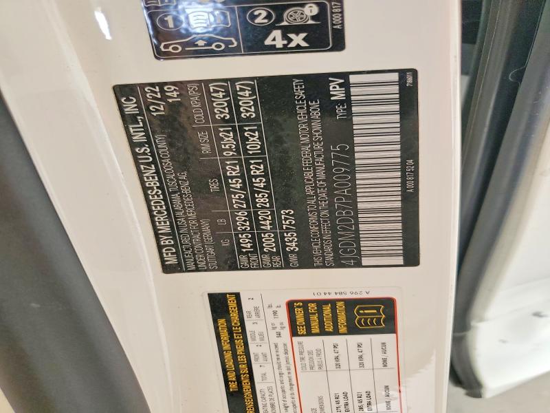Продажа на аукционе авто 2023 Mercedes-benz Eqs Suv, vin: 4JGDM2DB7PA009775, номер лота: 47630576