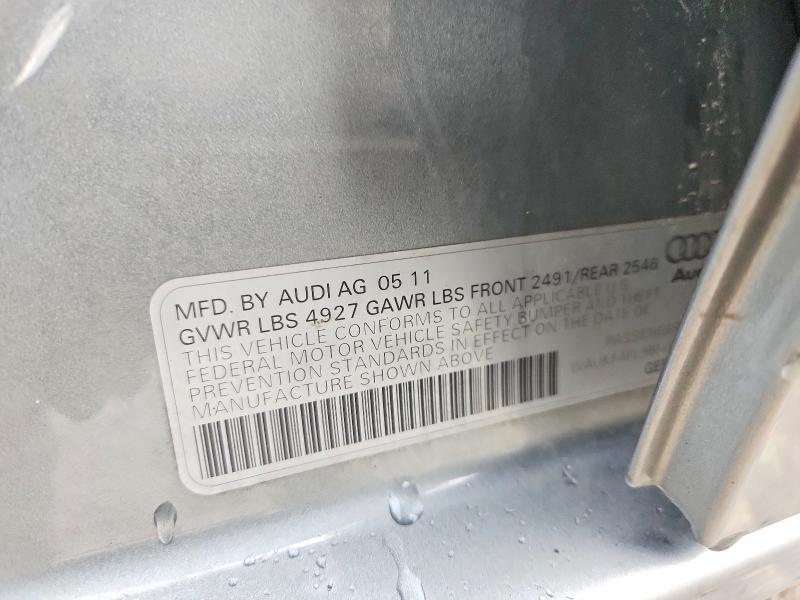 46280146 :رقم المزاد ، WAUKFAFL9BN057072 vin ، 2011 Audi A4 مزاد بيع