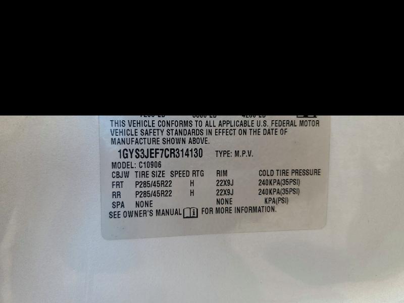 Продаж на аукціоні авто 2012 Cadillac Escalade, vin: 1GYS3JEF7CR314130, номер лоту: 46368276