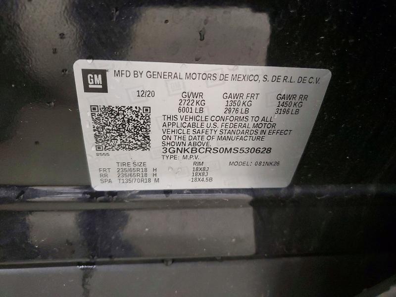Продаж на аукціоні авто 2021 Chevrolet Blazer, vin: 3GNKBCRS0MS530628, номер лоту: 41930276