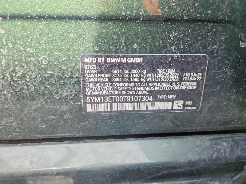 Aukcja sprzedaży 2026 Bmw X5, vin: 5YM13ET00T9107304, numer aukcji: 46095696
