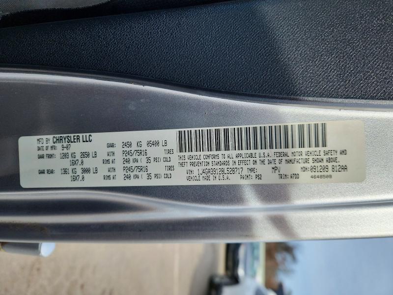 Продажа на аукционе авто 2008 Jeep Wrangler, vin: 1J4GA39128L528717, номер лота: 79848215