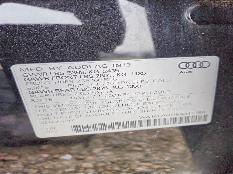 Продажа на аукционе авто 2014 Audi Q5, vin: WA1CFAFP3EA041756, номер лота: 79468205