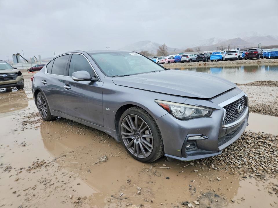2019 Infiniti Q50 მანქანა იყიდება აუქციონზე, vin: JN1EV7ARXKM551502, აუქციონის ნომერი: 79864175